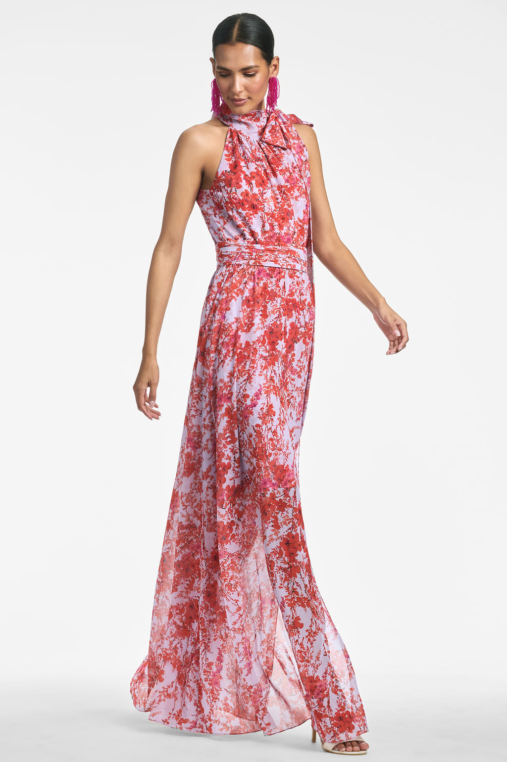 KAYLA GOWN AMARANTHS SPRAY FINAL SALE