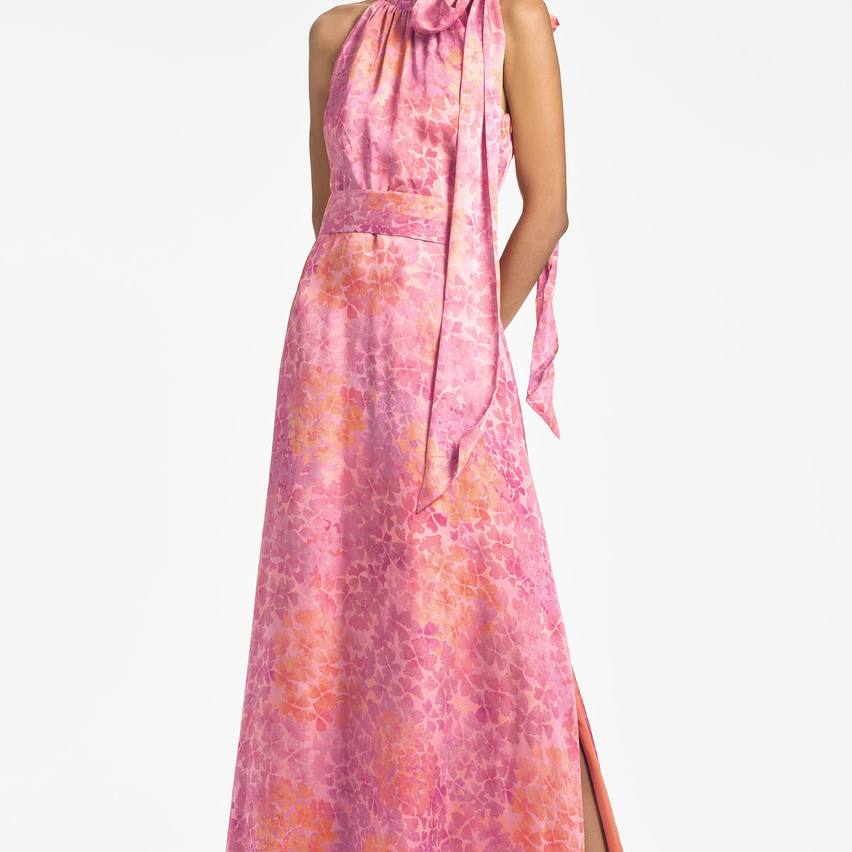 sachin & babi ila stretch satin maxi dress Sachin & Babi Mae Gown - Moss Formosa