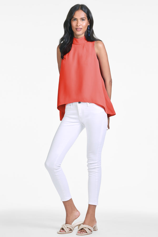 Keaton Top - Coral - Final Sale