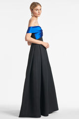 Kelli Gown - Blue/Black - Final Sale