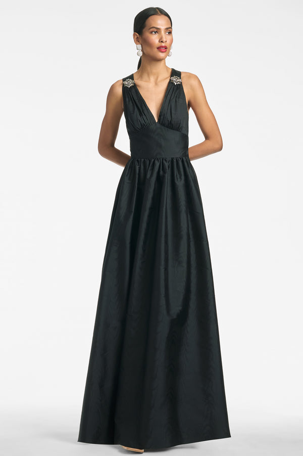 Kenzia Gown - Black - Final Sale