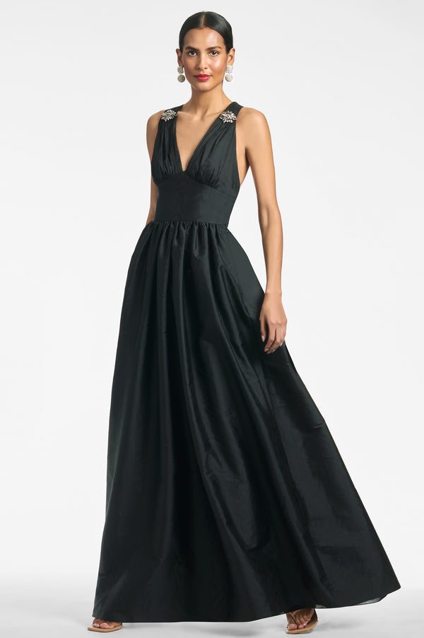 Kenzia Gown - Black - Final Sale