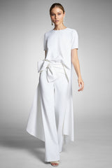 Embellished Whitley Pants - Ivory