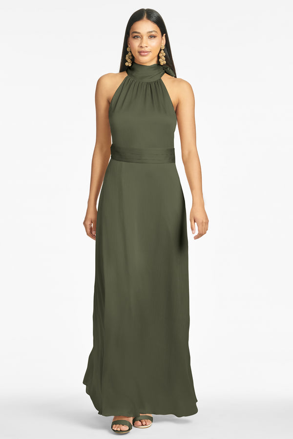 Kayla Gown - Moss Green