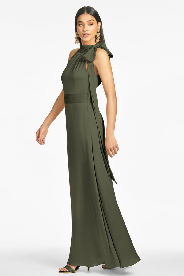 Kayla Gown - Moss Green