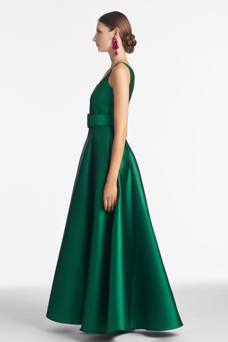 Kruse Gown - Emerald