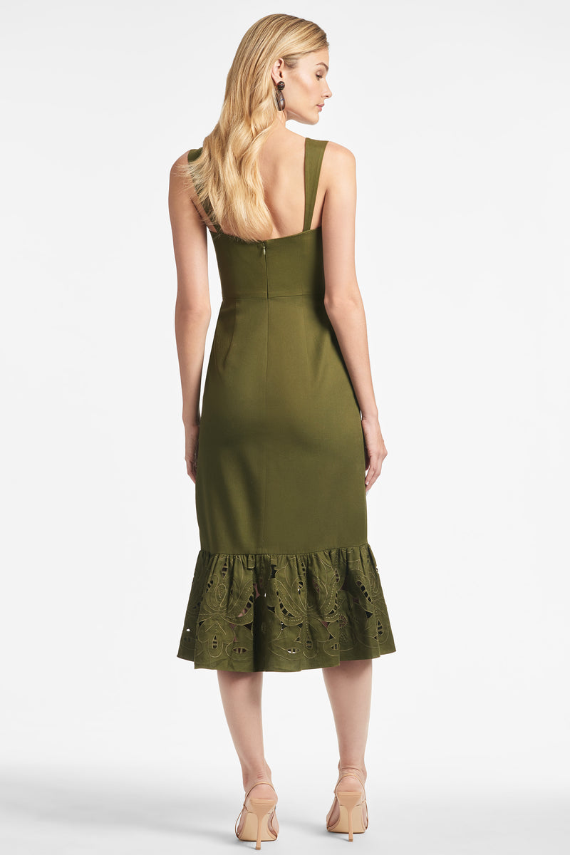 Laura Dress - Olive - Final Sale