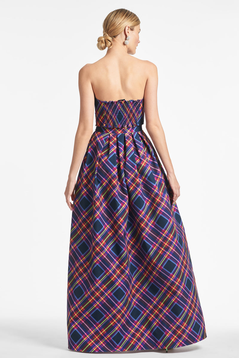 Liza Top - Party Plaid