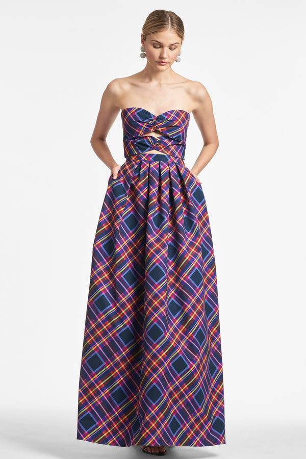 Ava Skirt - Party Plaid