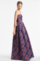 Liza Top - Party Plaid