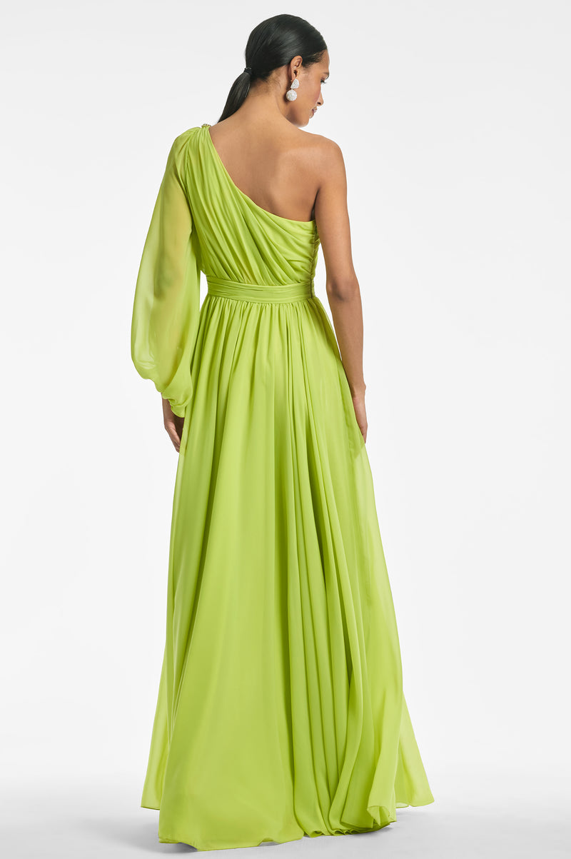 Makayla Gown - Chartreuse