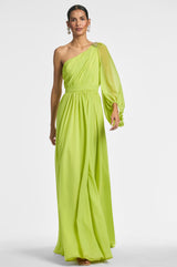 Makayla Gown - Chartreuse