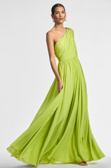 Makayla Gown - Chartreuse