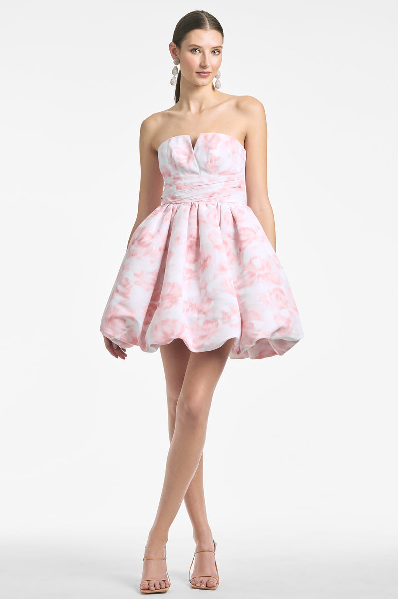 Maura Dress - Blush Watercolor Floral