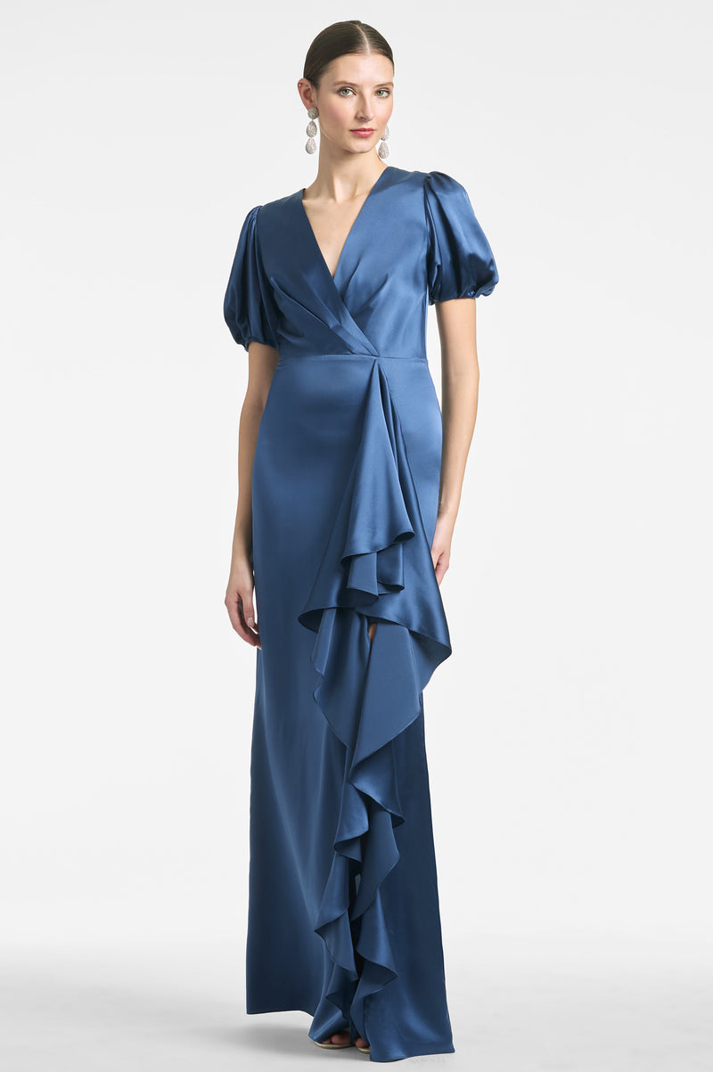 Mila Gown - Indigo