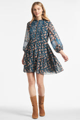 Moyer Dress - Arctic Venetia Rose - Final Sale