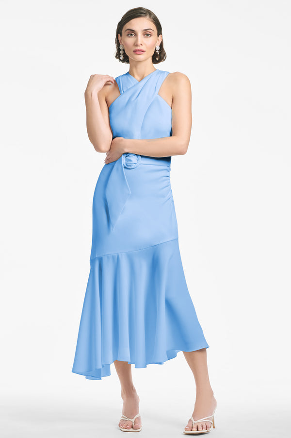 Naomi Dress - Chambray Blue
