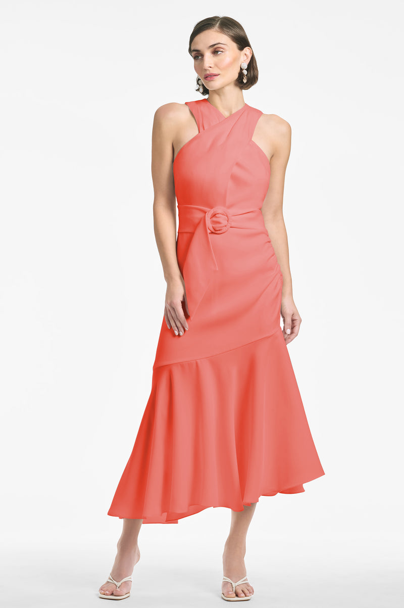 Naomi Dress - Coral - Final Sale