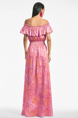 Nikki Dress - Pastel Sunset Hydrangea