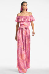 Nikki Dress - Pastel Sunset Hydrangea