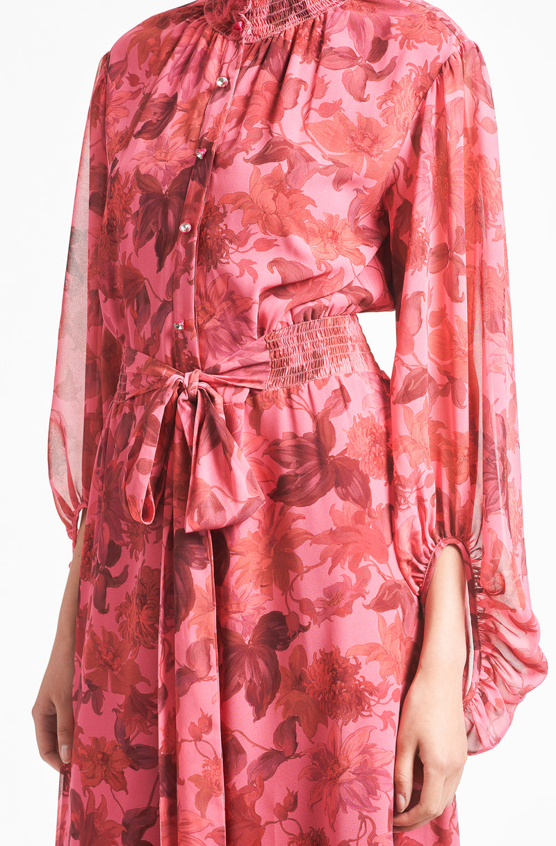 Ronit Gown - Sunset Pink Dalia Multi