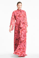 Ronit Gown - Sunset Pink Dalia Multi