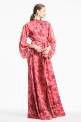 Ronit Gown - Sunset Pink Dalia Multi - Final Sale