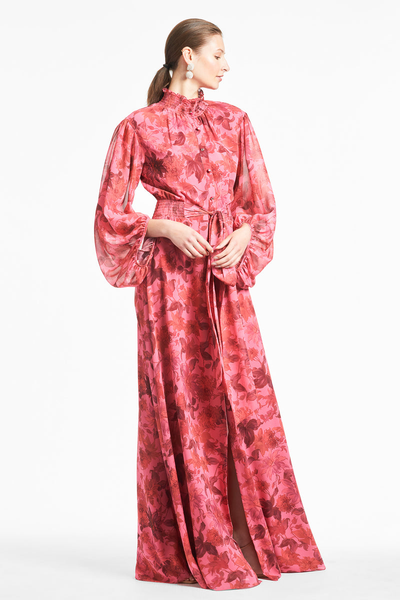 Ronit Gown - Sunset Pink Dalia Multi