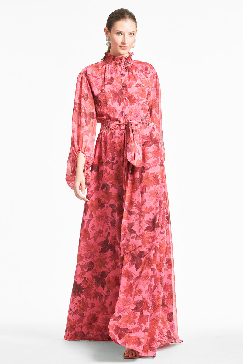 Ronit Gown - Sunset Pink Dalia Multi