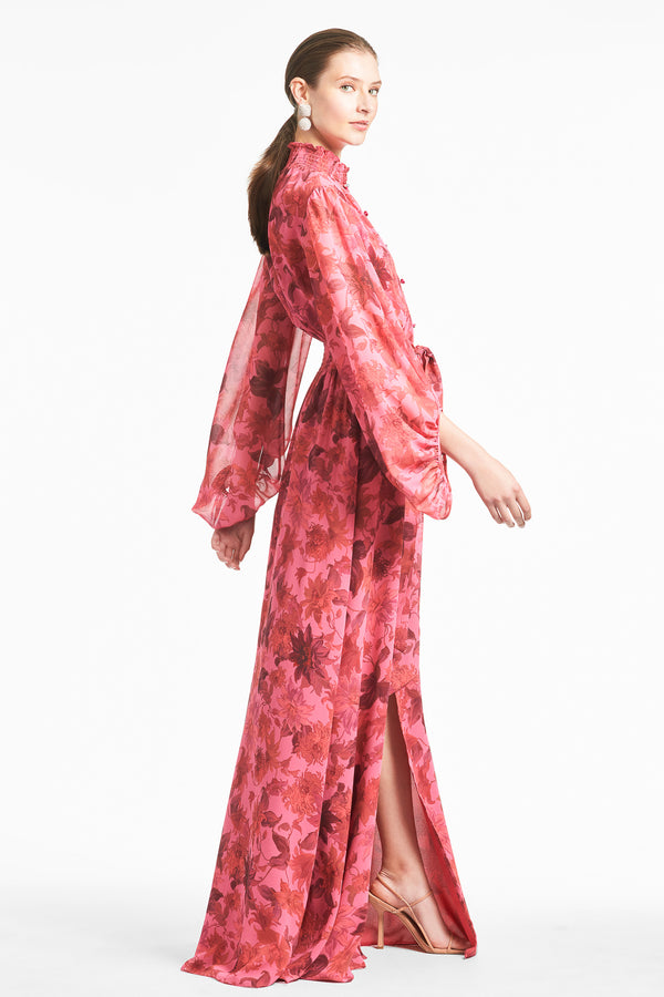 Ronit Gown - Sunset Pink Dalia Multi