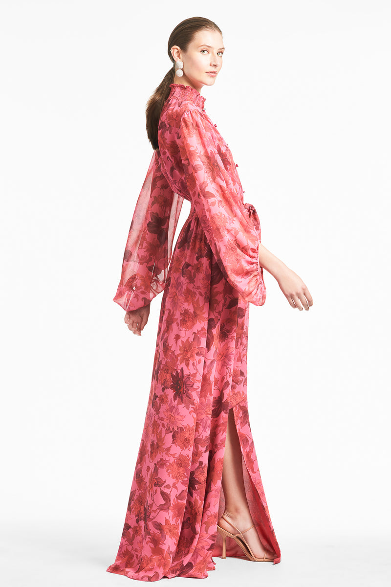 Ronit Gown - Sunset Pink Dalia Multi