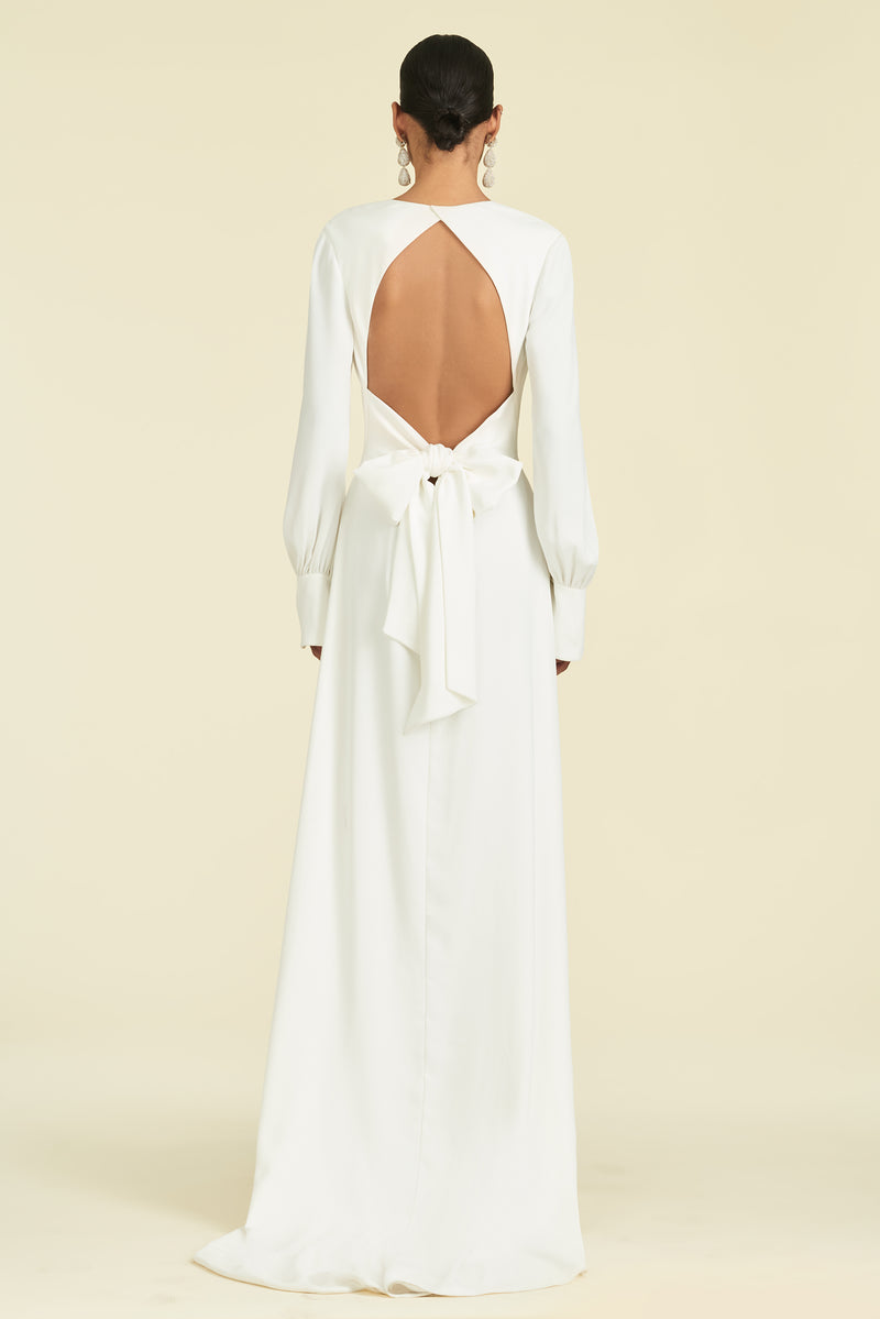 Britt Gown - Off White - Final Sale
