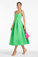 Audra Dress - Kelly Green - Final Sale