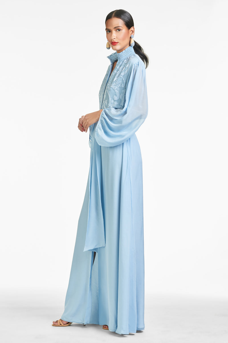 Beatrix Gown - Chambray Blue