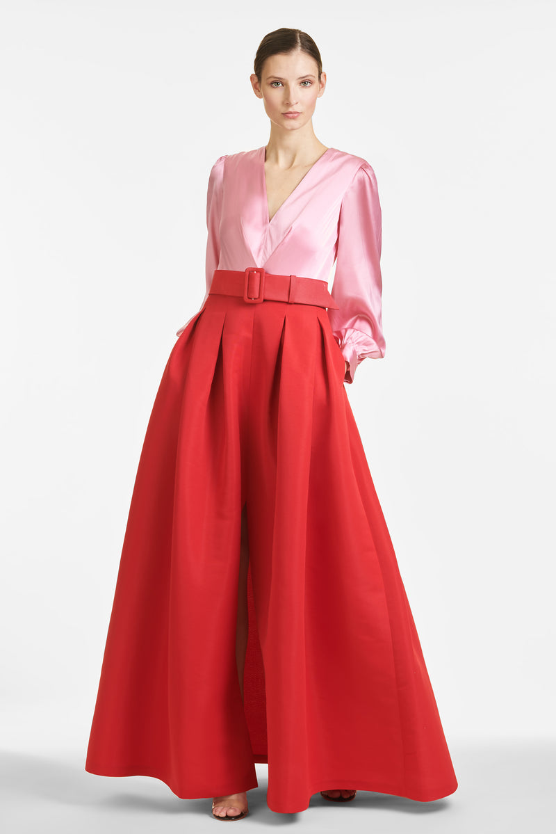 Zoe Gown - Rose/Cherry Red