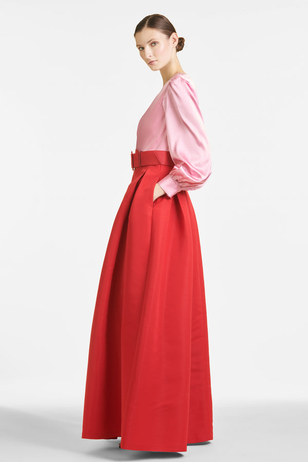 Zoe Gown - Rose/Cherry Red