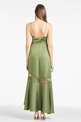Candace Dress - Moss Green - Final Sale