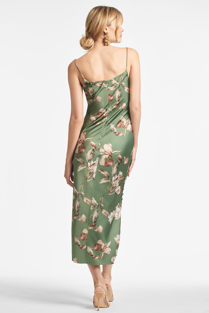 Sanza Dress - Olive Venetia Petals