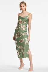 Sanza Dress - Olive Venetia Petals