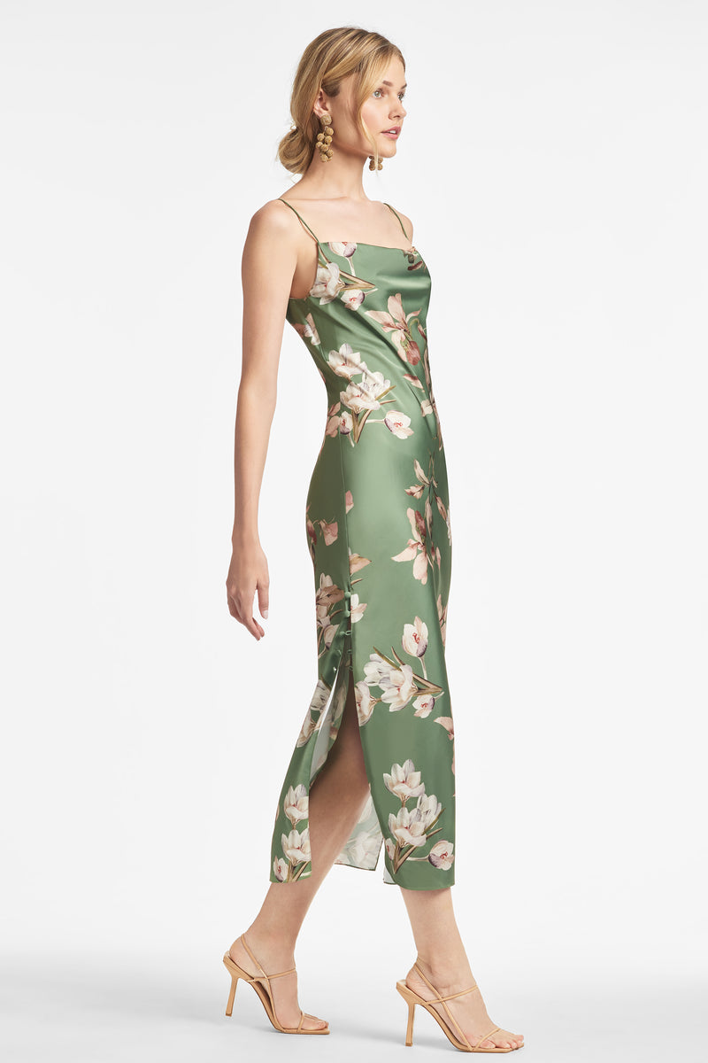 Sanza Dress - Olive Venetia Petals