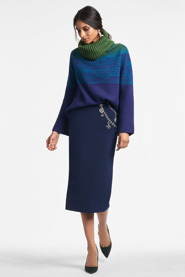 Sarah Knit - Midnight Ombre - Final Sale