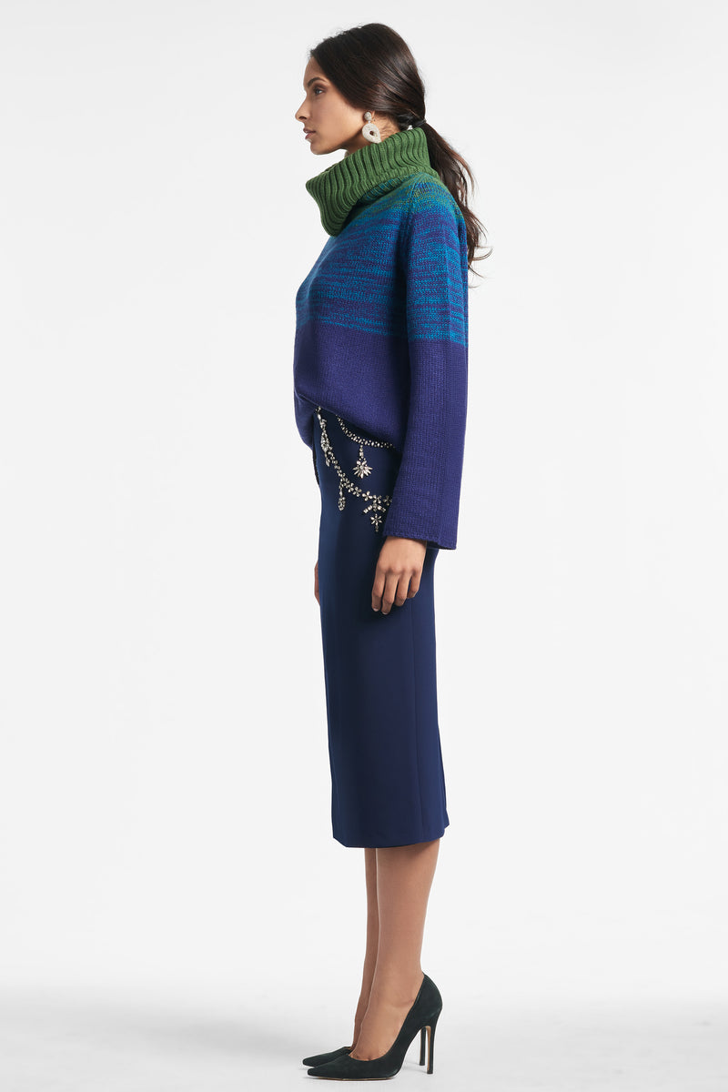 Sarah Knit - Midnight Ombre - Final Sale