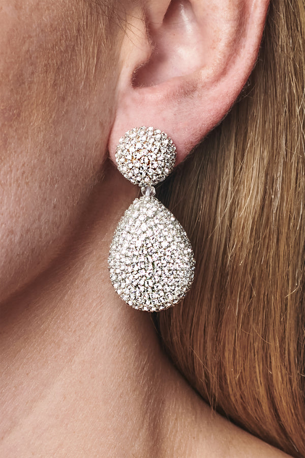 Pia Earrings - Crystals