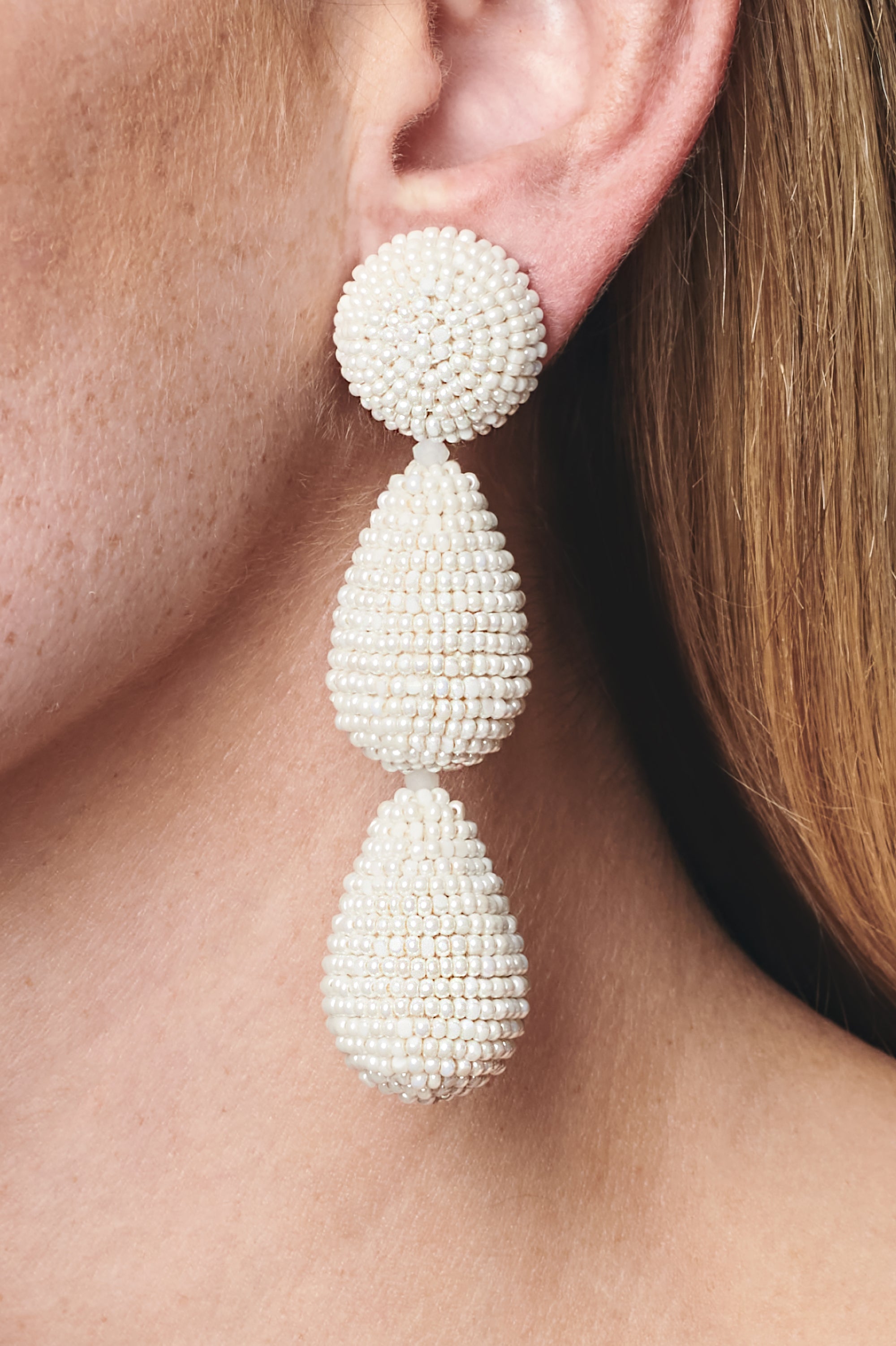 Arielle Earrings - Smooth Beads