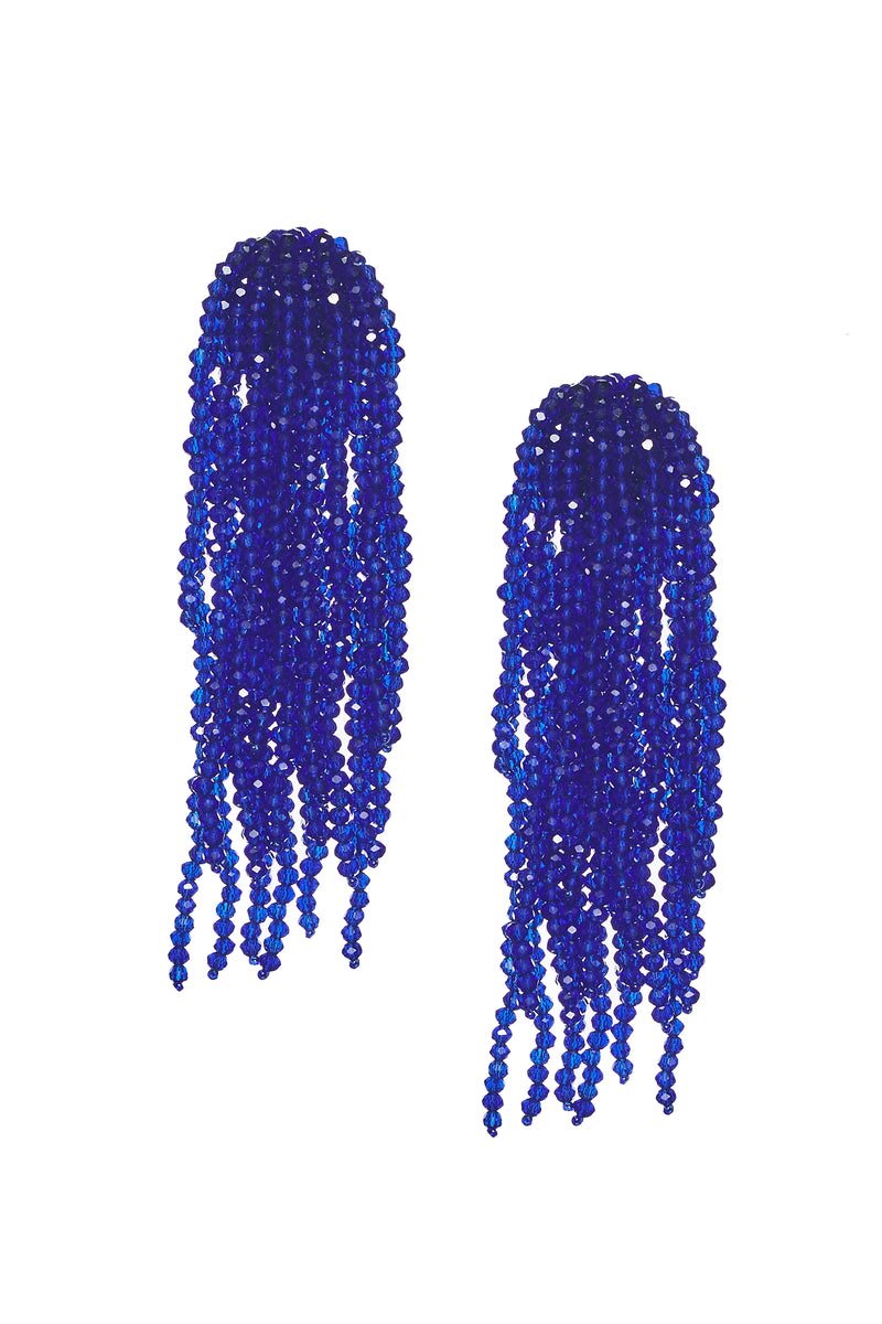 Fountain Earrings - Faceted Beads
