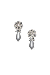 Elisha Earrings - Crystals / Pearl