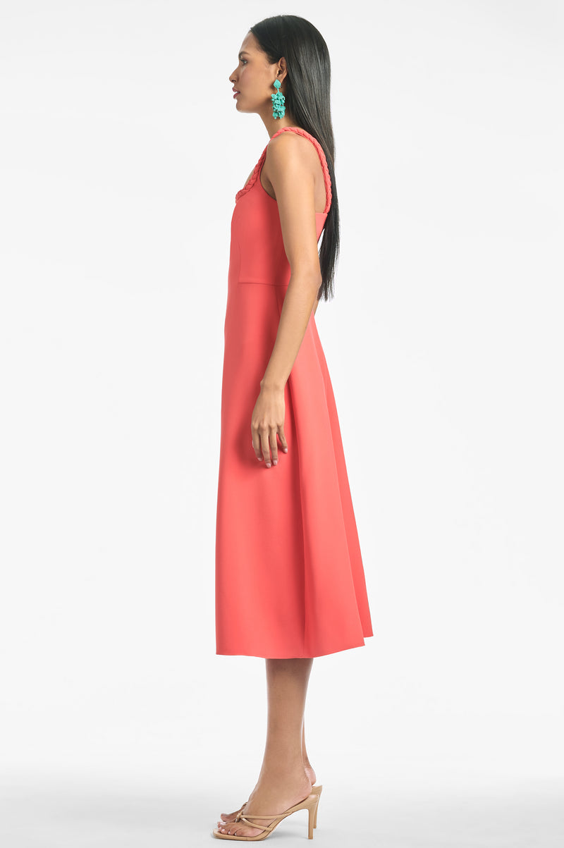 Warehouse sales coral dress
