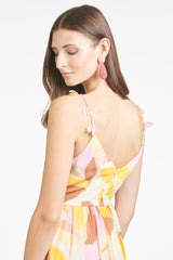 Dalia Dress - Pink/Yellow Floral - Final Sale