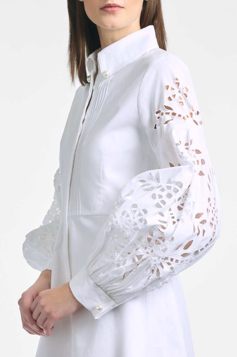 Tate Shirtdress - White