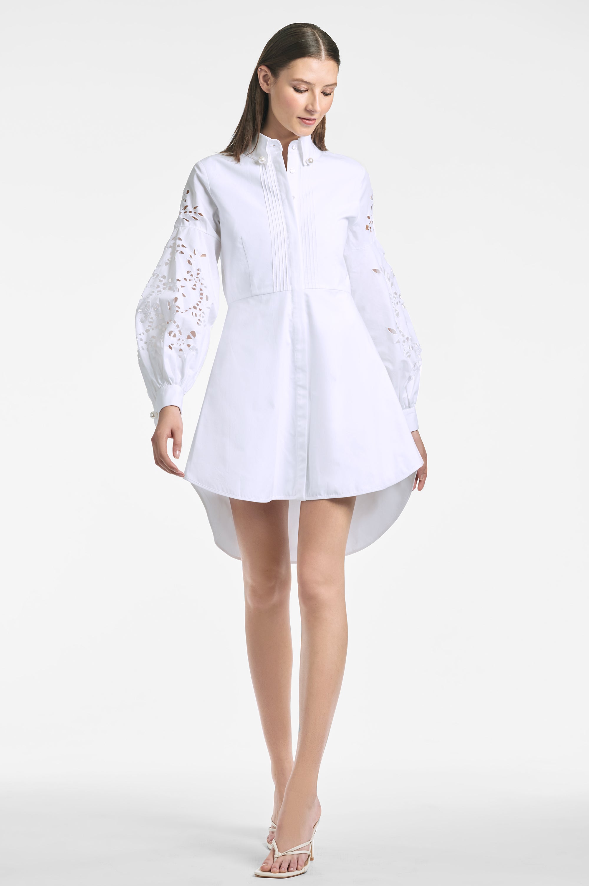 Tate Shirtdress - White - Final Sale